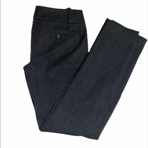 Loft Marissa Straight Dress pants dark gray color